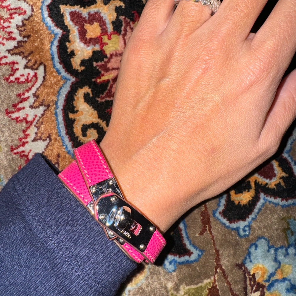 Double Tour Kelly Bracelet Pink